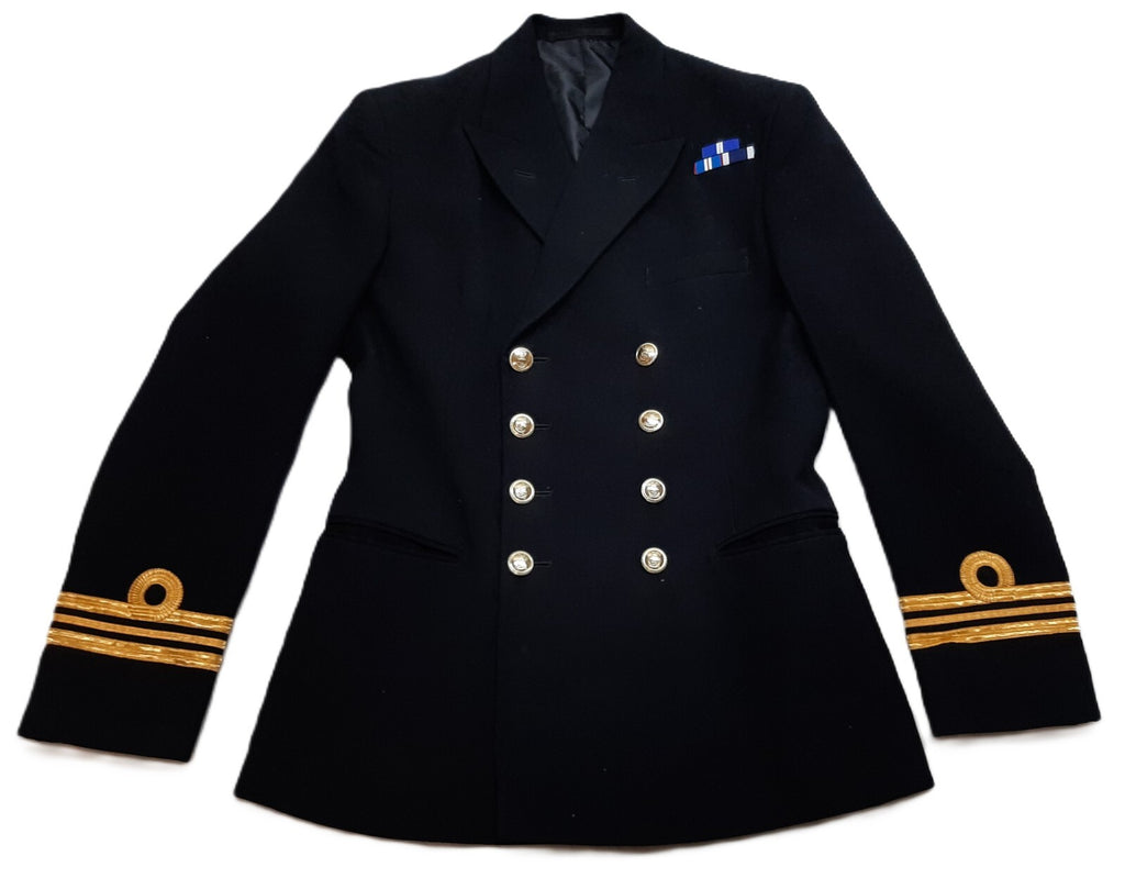 RN No5 Jacket British Naval OFCs Lt Cdr Diagonal Serge 8 Button 41 R