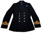 RN No5 Jacket British Naval OFCs Lt Cdr Diagonal Serge 8 Button 41 R