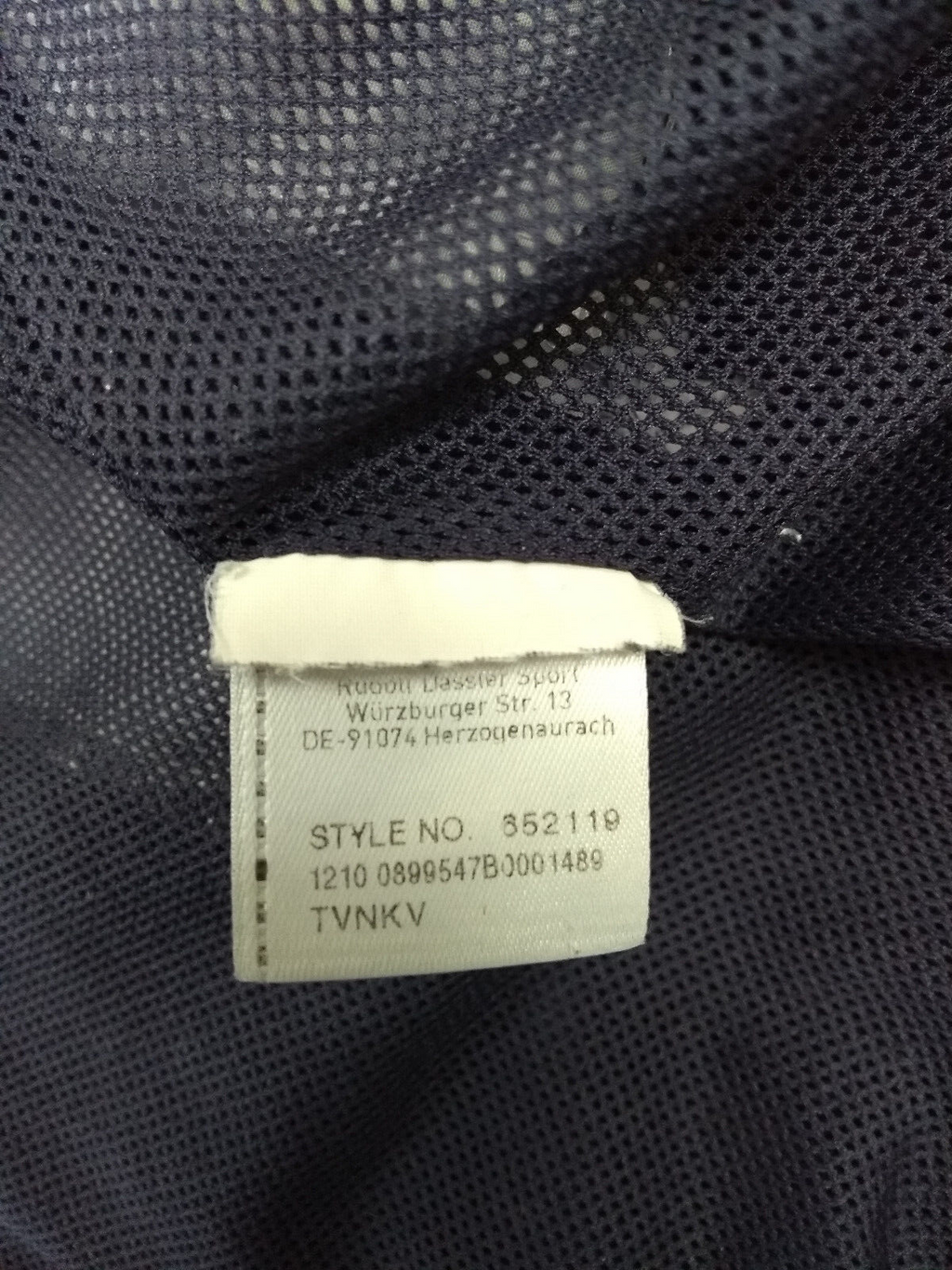 PowerCat 5.10 Woven Jacket Navy Blue with Physical Education Embroidered Badge