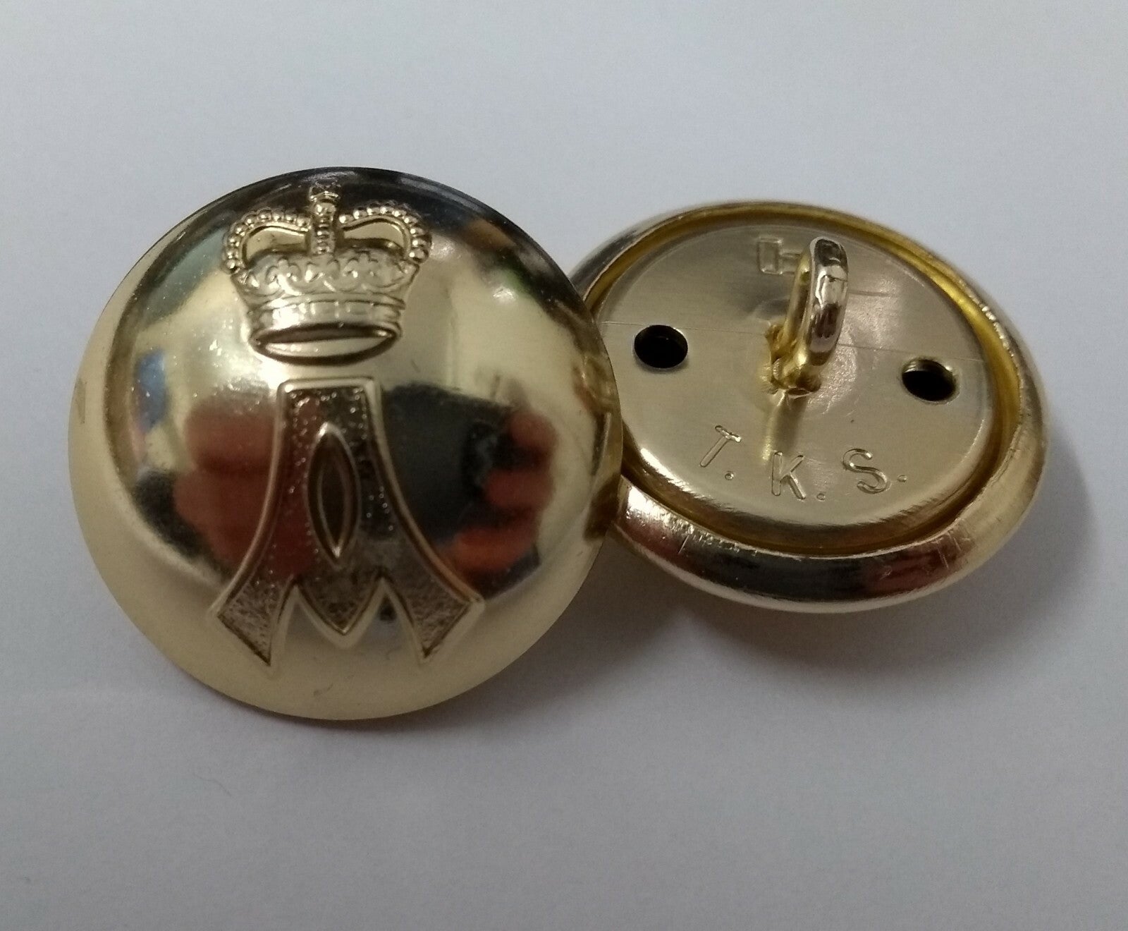 Queen Alexandra's Royal Army Nursing Corps QARANC Dress Buttons 34L NEW