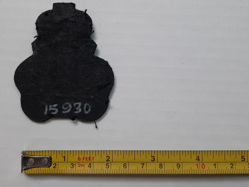 Lyre and Crown No1 and Ceremonial Dress British Army Black Embroidered Arm Patch