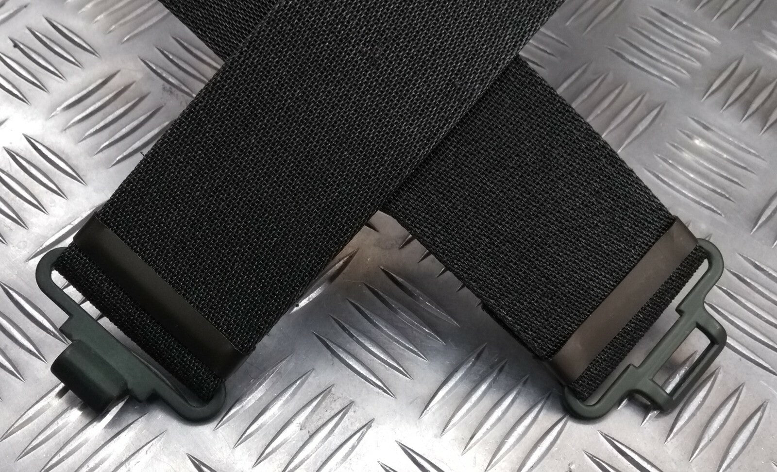 Green Parade Belt British Courlene Web Pistol Belt Complete 2 Meter