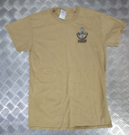 Gloucestershire ACF Barossa (B) Company Crew Neck Beige T-Shirt Size Small
