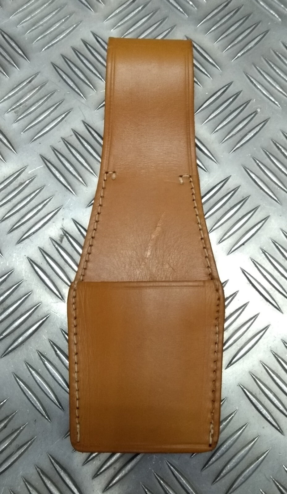 Vintage Baton Frog / Sheath Ceremonial & Parade Light Brown Leather by Hobson
