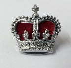 Officers Rank Crown Made In England Two Prong Fixings