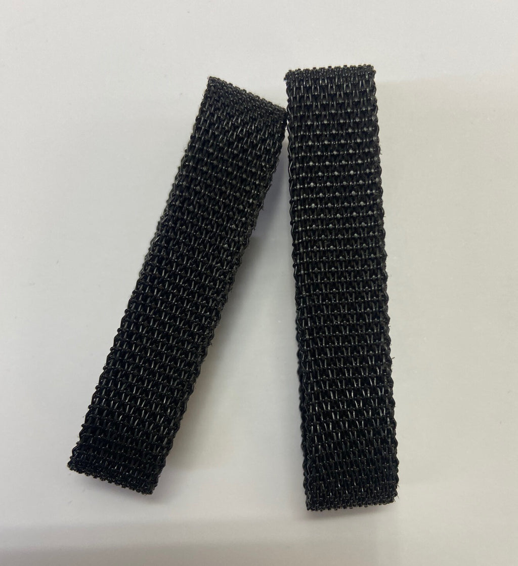 Genuine British Ceremonial Issue Black Courlene Belt Keepers Stays NEW