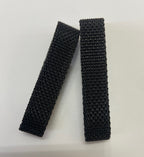 Genuine British Ceremonial Issue Black Courlene Belt Keepers Stays NEW