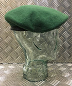 AGC Beret British Army Green Regimental 100% Wool Beret & Leather Band BRAND NEW