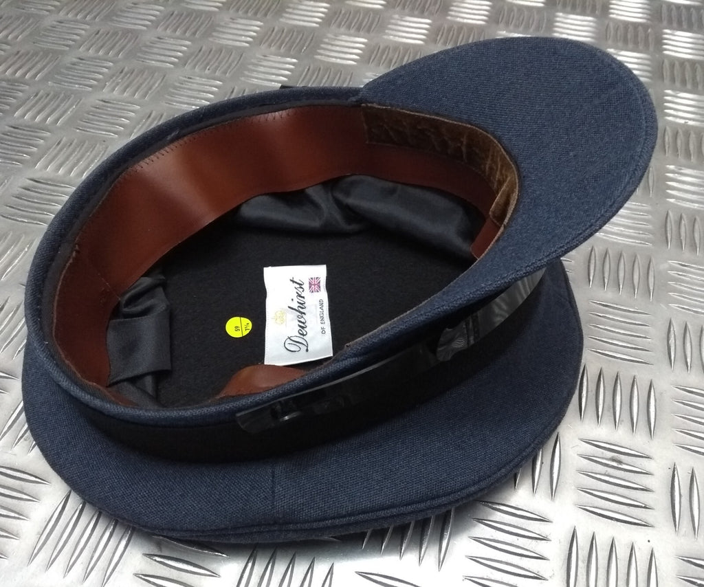 RAF Royal Air Force Dress Hat Air Force Blue Grey Colour Cap with OFC Cloth Peak 59cm