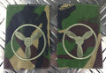 Genuine British Army Woodland Camo SENIOR AIR TECHNICIAN Rank Slides NEW