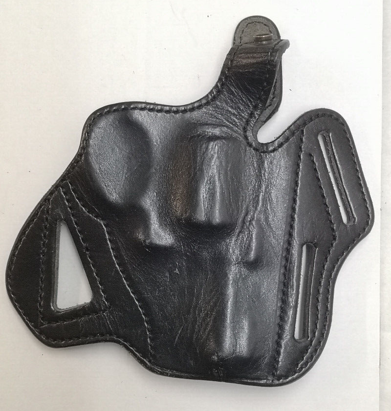 Ruger Speed Six S/6 Black Leather Pancake Belt Holster Right Hand