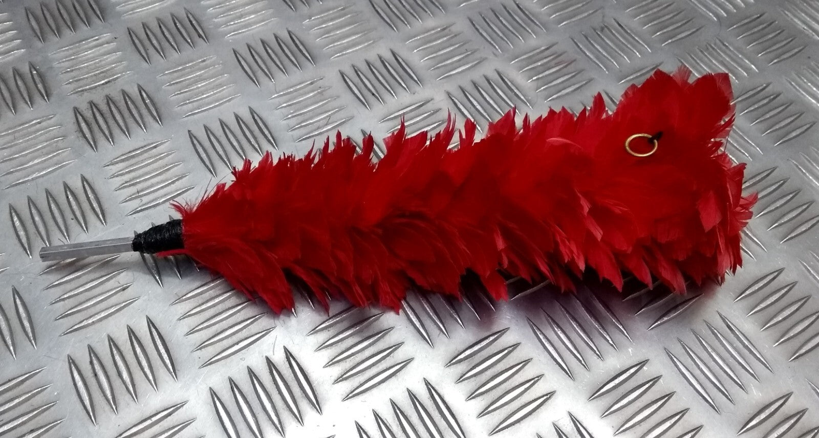 Black Watch Hackle Red British Army Scottish Regiment Large Feather Dress Plume