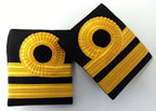 Royal Navy Lieutenant Gold Lace Rank Slides RN Genuine British Issue