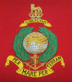 British Royal Marines RM Ceremonial / Lectern Banner PER MARE PER TERRAM