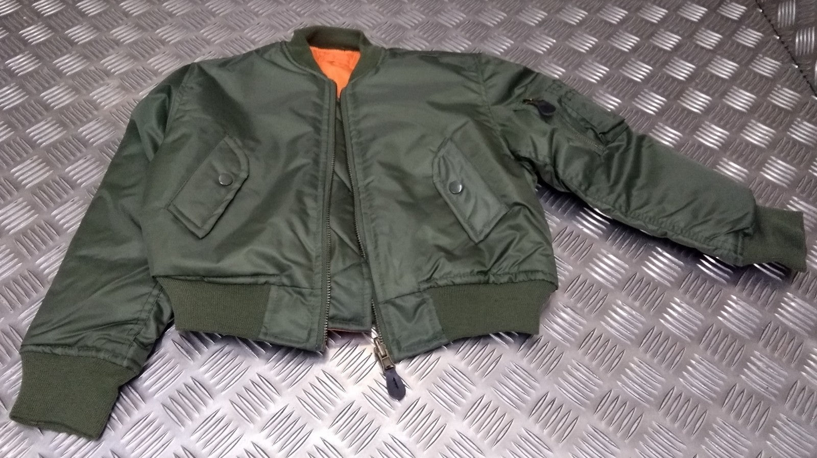 RAF Kids Army Royal Air Force MA1 Flight Pilot Bomber Style Childrens Flying Jacket - NEW