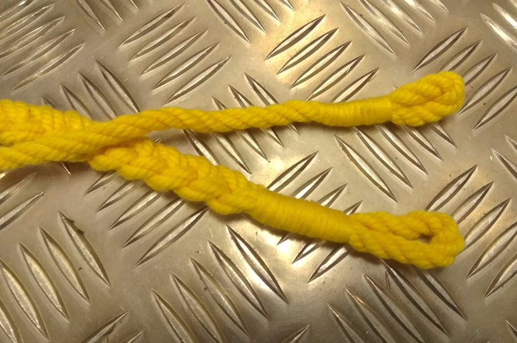 British Yellow Single Plait RAF Royal Air Force ATC & Instructors Lanyard