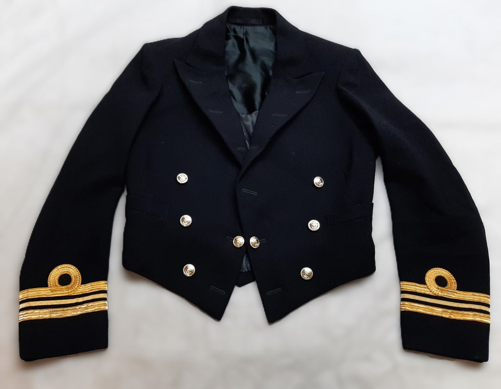 Navy Mess Jacket Lt Com Rank Curls British Naval Ofc Dress RN