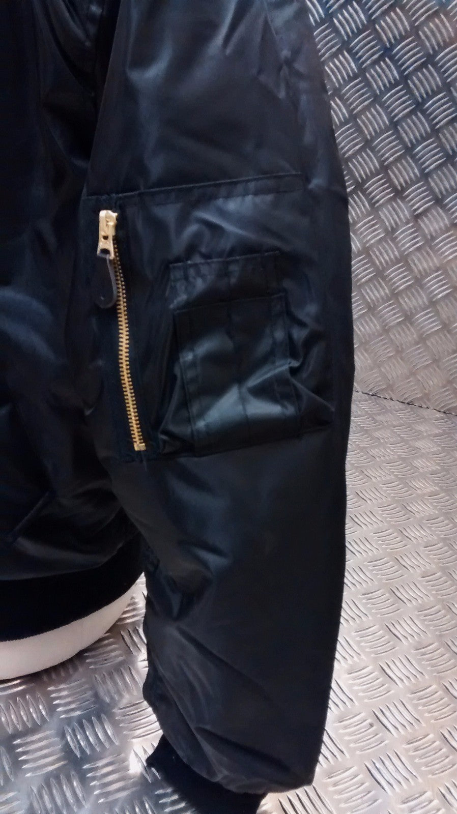 MA1 US Style Bomber Jacket Black - NEW