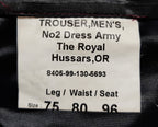 Royal Hussars Trousers British No2 Number Two Dress UK Army (KRH) Waist 31" S