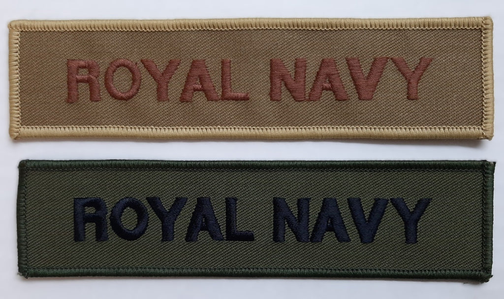 RN Chest Tapes British Royal Navy Insignia Bars Olive and Coyote New old Stock