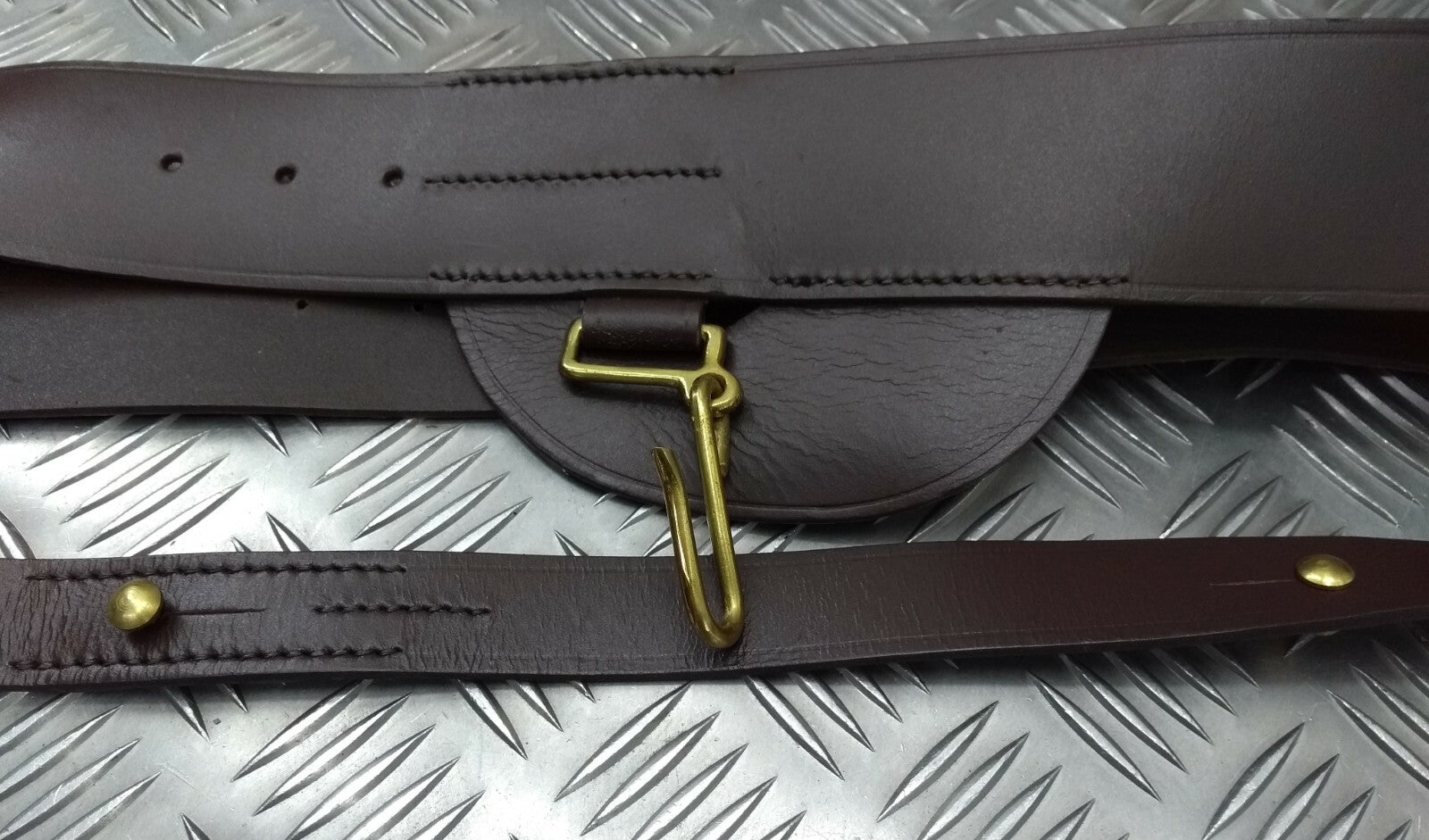 Belt Parts British Style Brown Lo sheen Matt Unissued