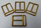 Genuine British Issue Brass 3 Way Strap / Belt Stay x 4 NEW