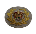 Mess Kit Badge RQMS Grebe Grey British Hand Embroidered Insignia Patch
