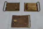 British Buckles set of 3 Miscellaneous Waist Belt Plate Type