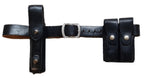 Leather Belt 36" With Bianchi Double Ammo Pouch and PWL Telescopic Baton Holder