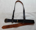 No1 Sam Browne British Waist Belt & Cross Strap Size 3 32"-36"