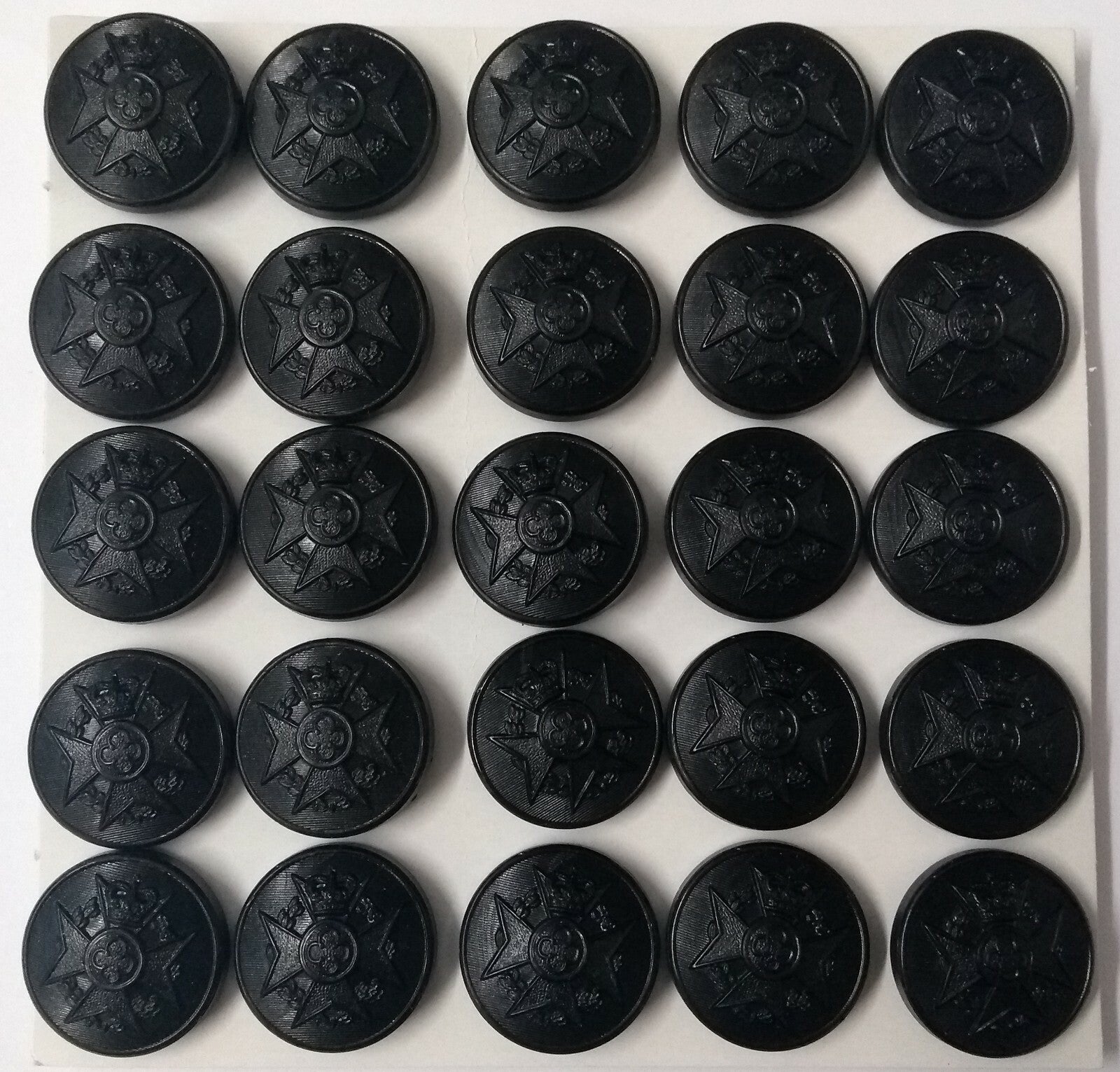 Genuine British Royal Army Chaplains Department (RAChD) Dress Buttons 40L x25