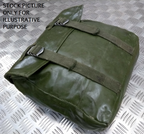 Vintage Army Issue Heavy-duty Vinyl Backpacks & Belts x4ea Heavy Wear & Defects