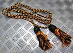 Pipers & Bugle Cord For Ceremonial Parade Dress 2 Tone Gold & Green With Tassels