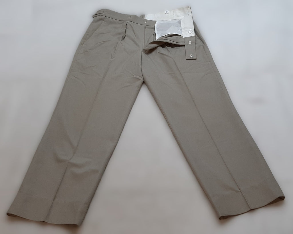 Safari Trousers 4 Pocket Fawn / Desert Lightweight Dress Trousers W35"