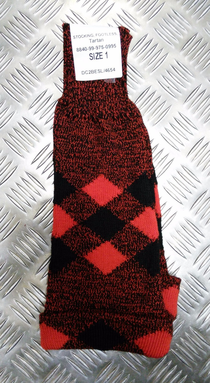 RRS Kilt Hose British Army Pattern Tartan Triple Dice Footless Stockings New