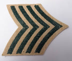 Genuine Vintage British Light Infantry Rank Stripes 4 Chevrons