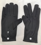 Black 3 Dart Cotton Parade Ceremonial Gloves Size Large