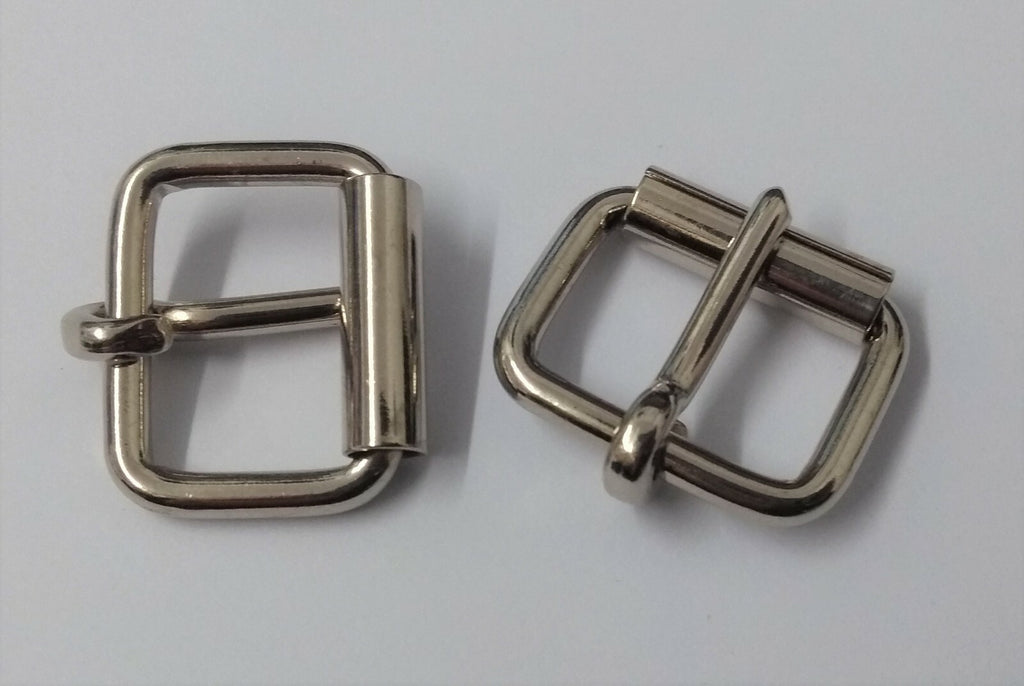 Genuine Specification 5/8" Nickel Plated Small Roll Buckles X2 STD42