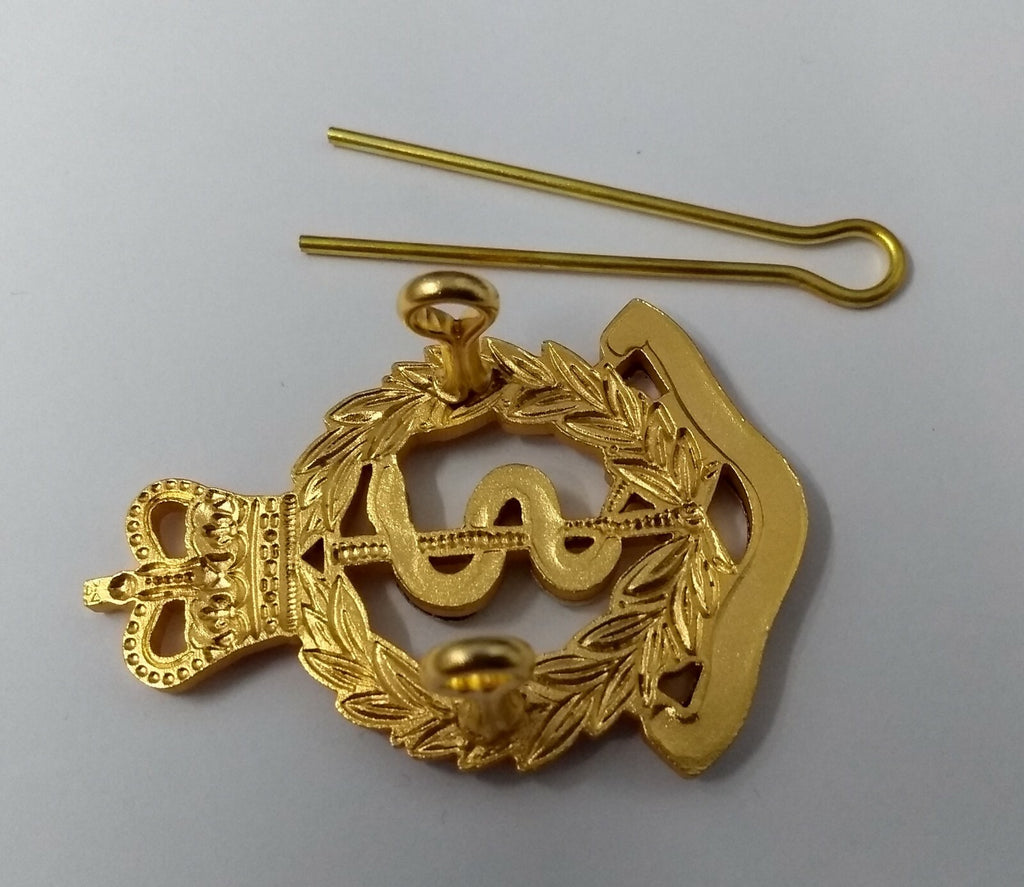 Genuine British Army Old Pattern RAMC Royal Medical Corps Hat Badge