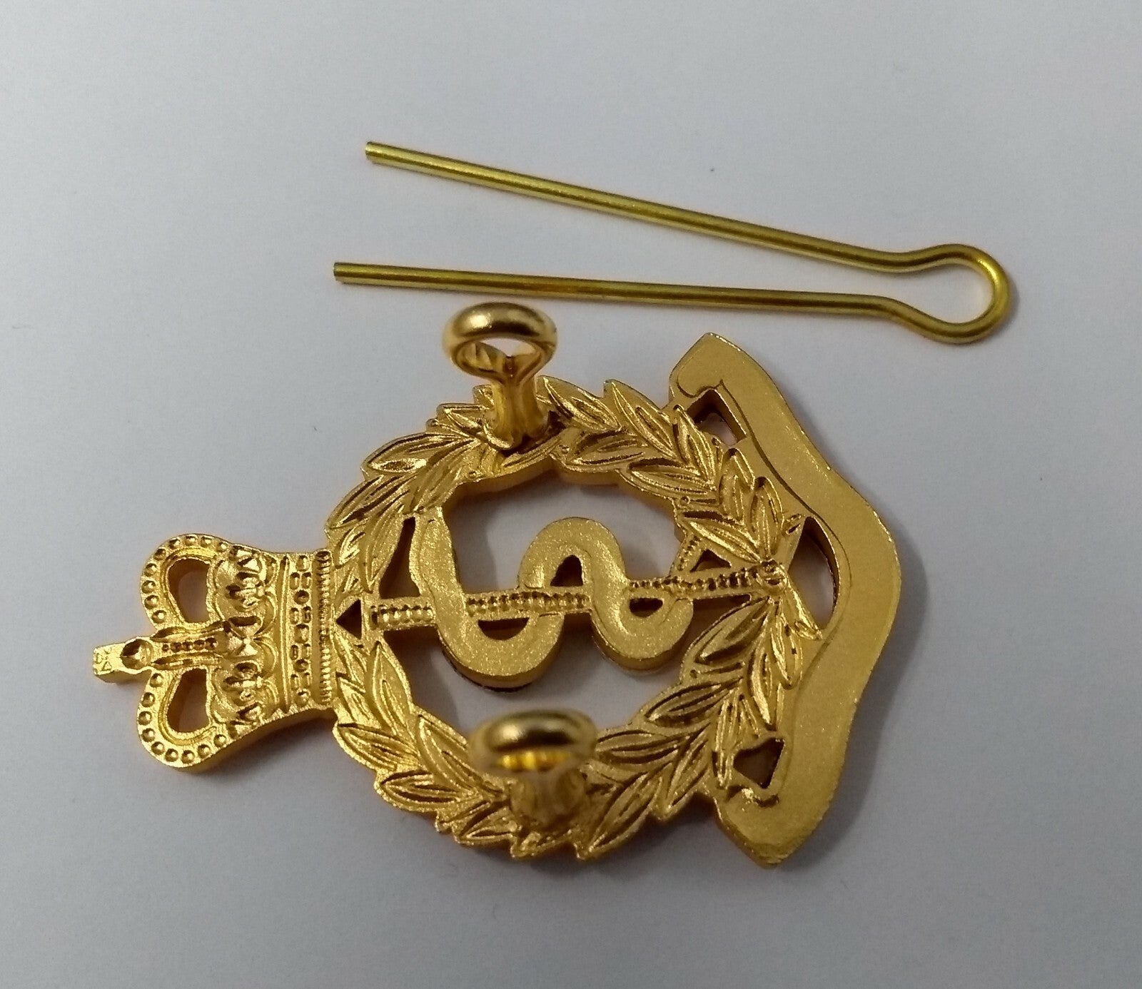 Genuine British Army Old Pattern RAMC Royal Medical Corps Hat Badge