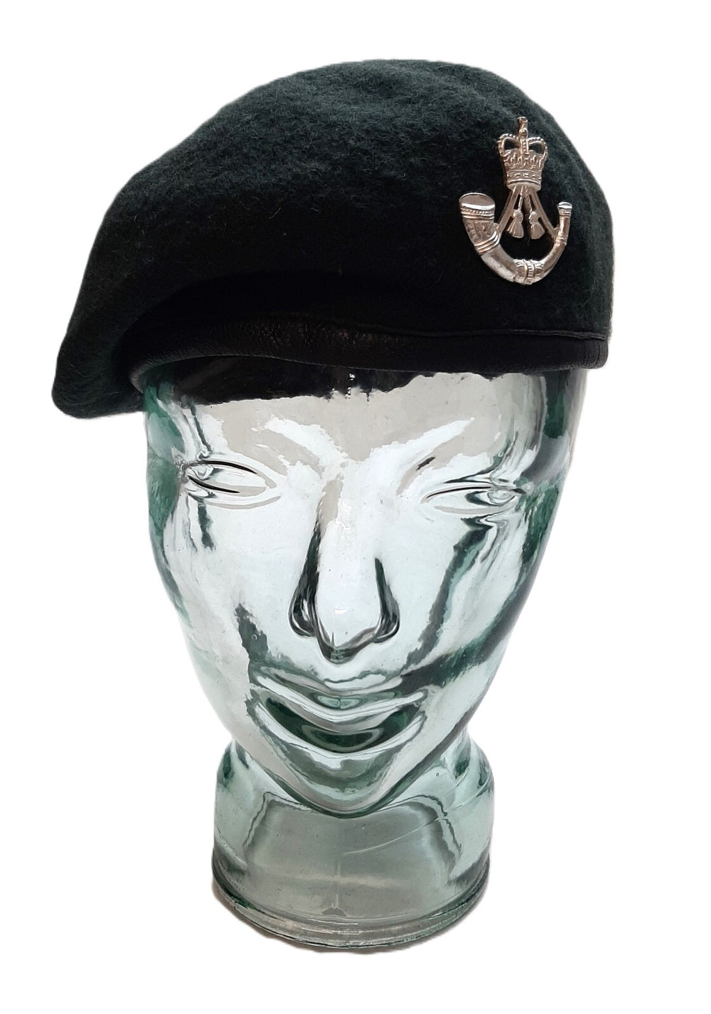 The Rifles Beret Green British Army Dress Uniform 100% Wool With Insignia