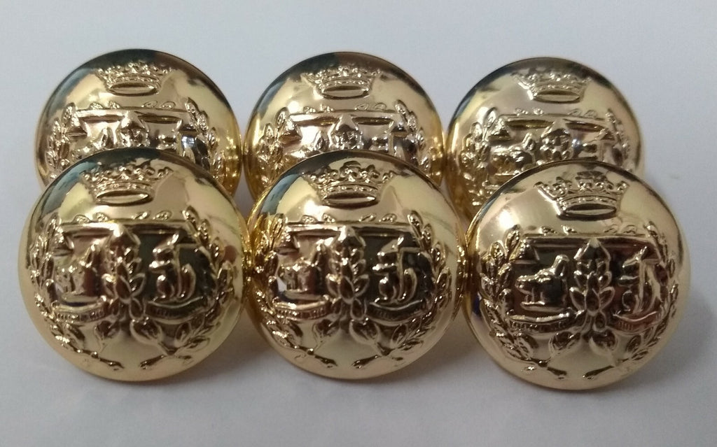 Genuine British Army Argyll & Sutherland Highlanders No1 No2 Dress Buttons 30L