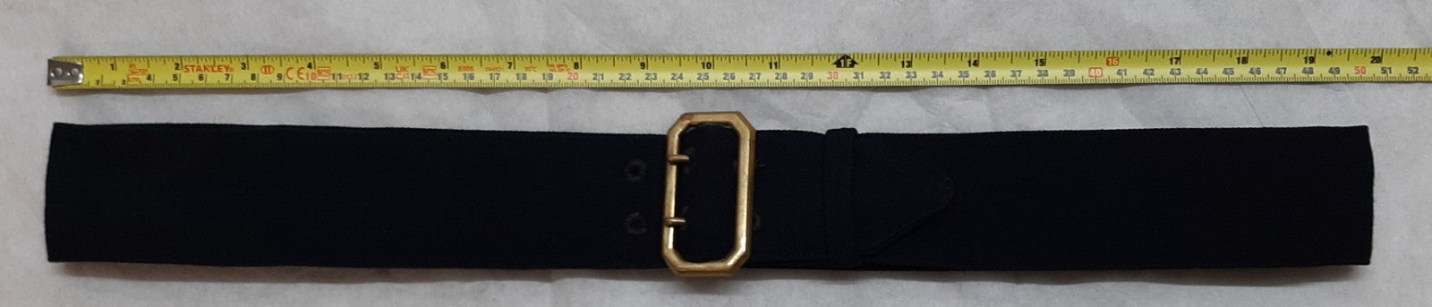 Vintage No1 Belt British Old Pattern Number One Dress Cloth Belt 39