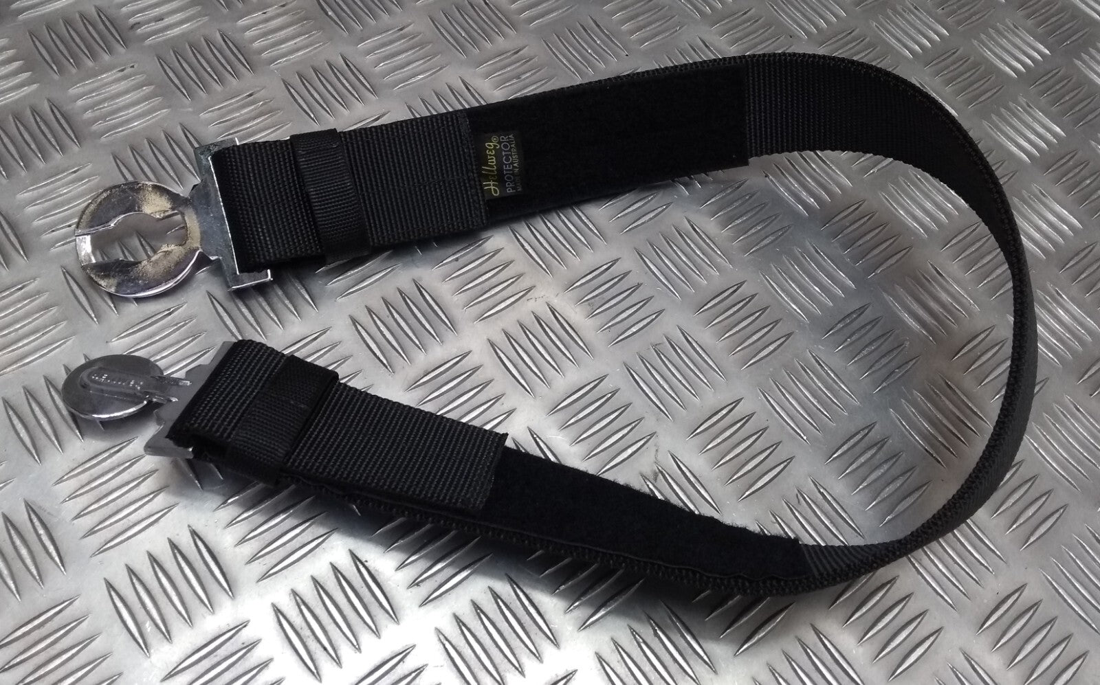 Abu Dhabi Belt Black Nylon With Buckle For Ceremonial & Parade Duties
