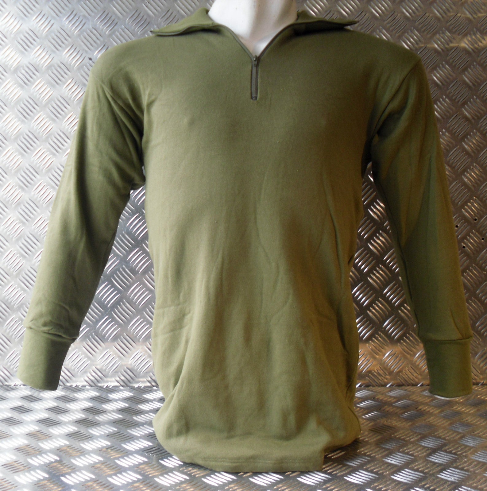 Genuine Dutch Army Norwegian/Norgie Thermal Top/Jumper/Shirt - Size Small