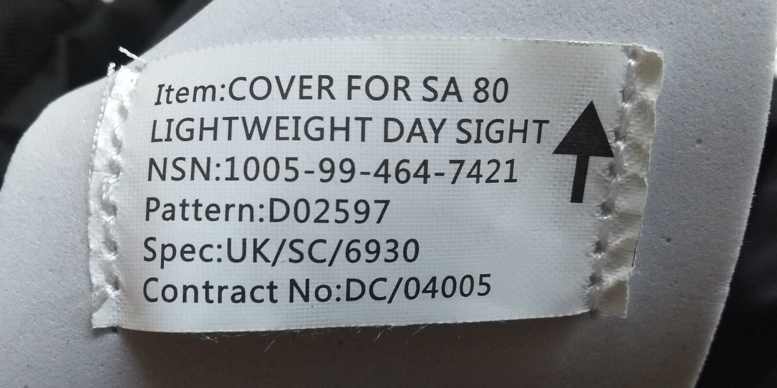 British & Special OPS Style Black Lightweight Day Sight Cover (LDS)