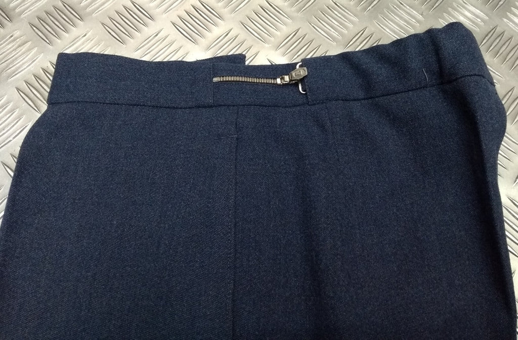 Vintage Trousers RAF Royal Air Force Dress Old Pattern Air Force Blue Grey Colour Waist 33"