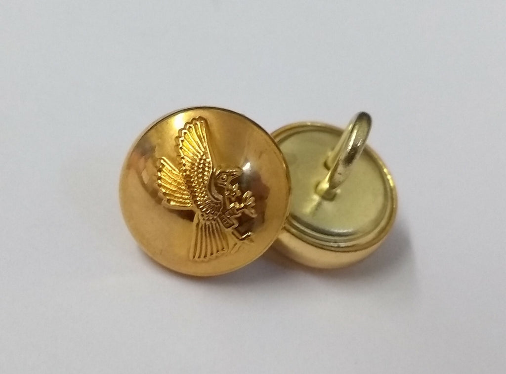 Bird & Star Dress Small Ring Back Chinstrap Buttons x 2