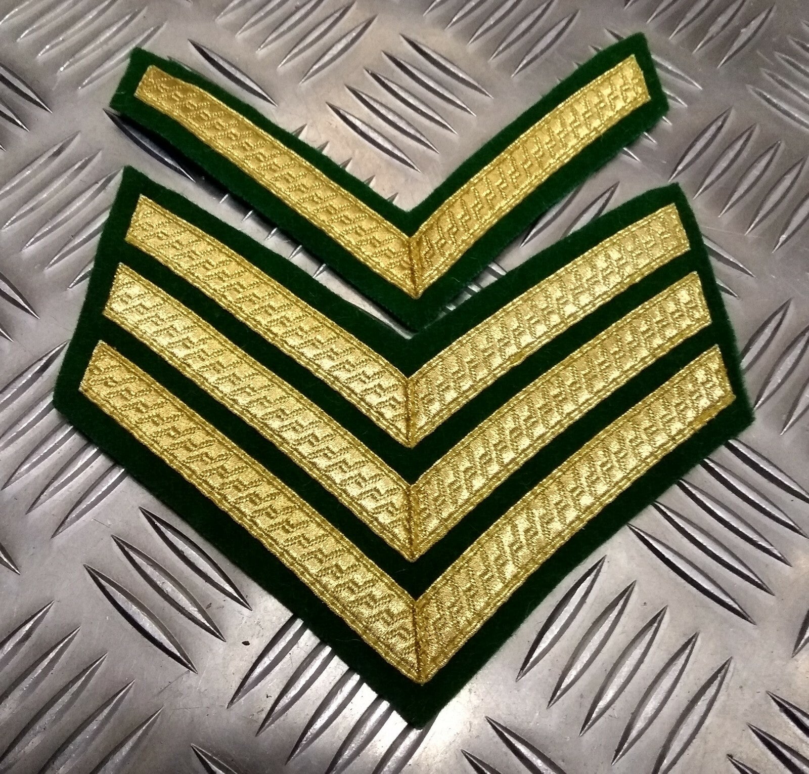Genuine British Ceremonial & Bands Issue Rank Stripe Chevron SGT LCPL