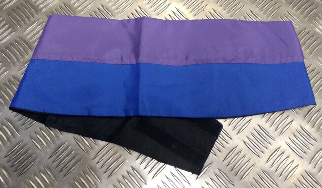Purple & Blue Cummerbund 31" Ex-British Issued Officers Mess Dress